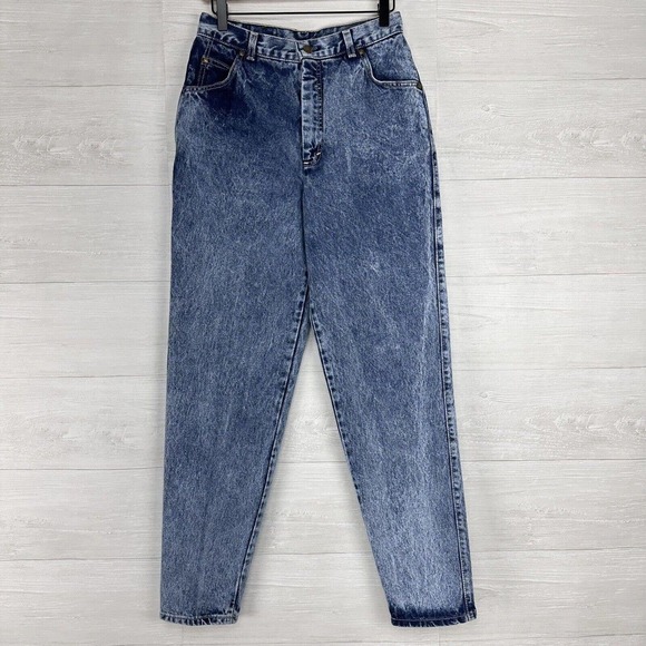 Vintage Levi's Jeans Women 26x31 Acid Wash Mom USA 80s Orange Tab High Rise - Picture 1 of 15